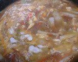 コンビーフ(缶詰め)と白菜の卵とじ作り方5写真