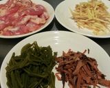 ★再利用★出汁後の昆布と節 鶏肉混ぜご飯作り方1写真