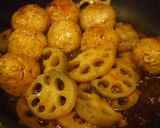 タバスコでピリ辛つくねとレンコン炒め作り方6写真