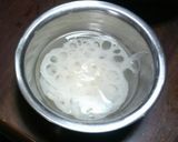 しゃきしゃき♪蓮根と水菜のサラダ作り方1写真