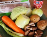野菜たっぷりミネストローネ作り方1写真