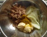 ☆ツナカレートースト☆作り方1写真
