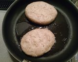 肉汁溢れるキノコ醤油ハンバーグ作り方6写真