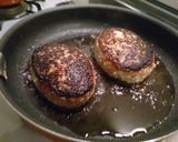 肉汁溢れるキノコ醤油ハンバーグ作り方9写真