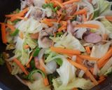 ペミカン風肉野菜炒め（野菜ストック用）作り方1写真