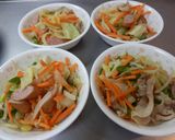 ペミカン風肉野菜炒め（野菜ストック用）作り方2写真