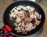 マクロビ:水菜と蓮根のきんぴらサラダ作り方1写真