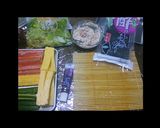 とっても簡単!!恵方巻き(サラダ巻)作り方1写真