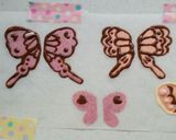 チョコ蝶々の華やかデコ作り方4写真