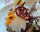 チョコ蝶々の華やかデコ作り方10写真