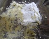 白と黒のチョコ入りスノーボールクッキー作り方2写真