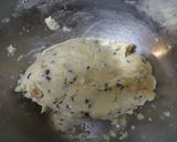 白と黒のチョコ入りスノーボールクッキー作り方4写真