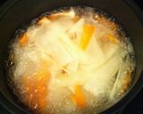 白菜と大根の豚汁作り方3写真