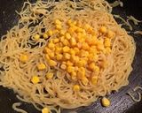 味噌バターコーン焼そば♪作り方3写真
