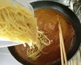 ★簡単！残りのカレーで＊カレーパスタ＊♪作り方5写真