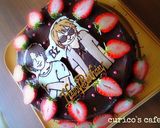 バレンタイン★チョコレートケーキ★B`z作り方8写真