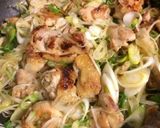 鶏ネギの塩麹炒め作り方7写真