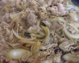 超簡単ご飯が進むソース豚肉丼作り方3写真