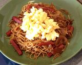 沖縄♡ ポークたまご焼きそば作り方6写真