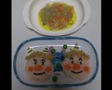 離乳食☆節分　アンパンマン鬼の軟飯作り方13写真