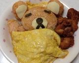 リラックマのオムライス作り方8写真
