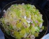 お手軽！シーフードとキャベツのパスタ作り方5写真