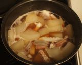 寒い冬に☆大根と烏賊げその煮物作り方3写真