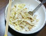 ダブルでゴマ!!白菜とちくわのゴマ和え作り方3写真