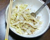 ダブルでゴマ!!白菜とちくわのゴマ和え作り方3写真
