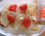 juicy大根×トマトのトースト作り方6写真