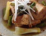 アスパラガス 厚揚げの煮浸し作り方4写真