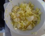 お餅でもちもち*お好み焼き風作り方2写真