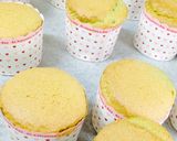 全卵で作る、抹茶シフォンカップケーキ♥作り方8写真