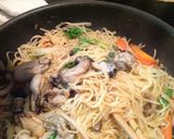 広島と言えば、 牡蠣 塩焼きそば作り方5写真