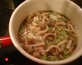 ◆簡単＆美味♡白菜ときのこの豆乳スープ◆作り方3写真
