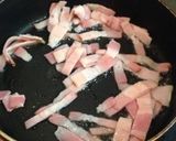 和風 わさび菜のベーコンサラダ♡作り方2写真