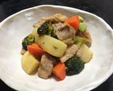 お肉と根菜のレモン酒蒸し作り方5写真