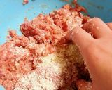 明太マヨ豆腐ハンバーグ♡作り方3写真