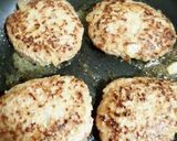 明太マヨ豆腐ハンバーグ♡作り方4写真