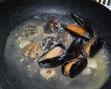 いいとこ取りアサリとムール貝の白ワイン蒸作り方3写真