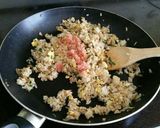 明太高菜のバター醤油チャーハン作り方4写真
