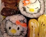 キャラ弁太巻きハローキティ海外作り方4写真