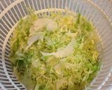 キャベツと納豆で☆オープンオムレツ作り方1写真