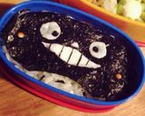 トトロ＆まっくろくろすけ★キャラ弁作り方1写真