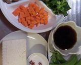 春の彩り いり豆腐♪作り方1写真