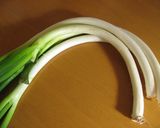 曲りねぎの塩焼きそば作り方1写真