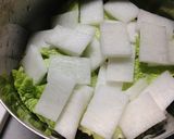 豚肉×白菜×大根の重ね煮味噌カレースープ作り方3写真