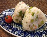 茎わかめのおにぎり＊3種作り方4写真