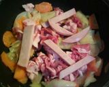 オリーブオイルと味噌の肉炒め作り方2写真