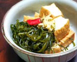 厚揚げと切り昆布の煮物作り方4写真